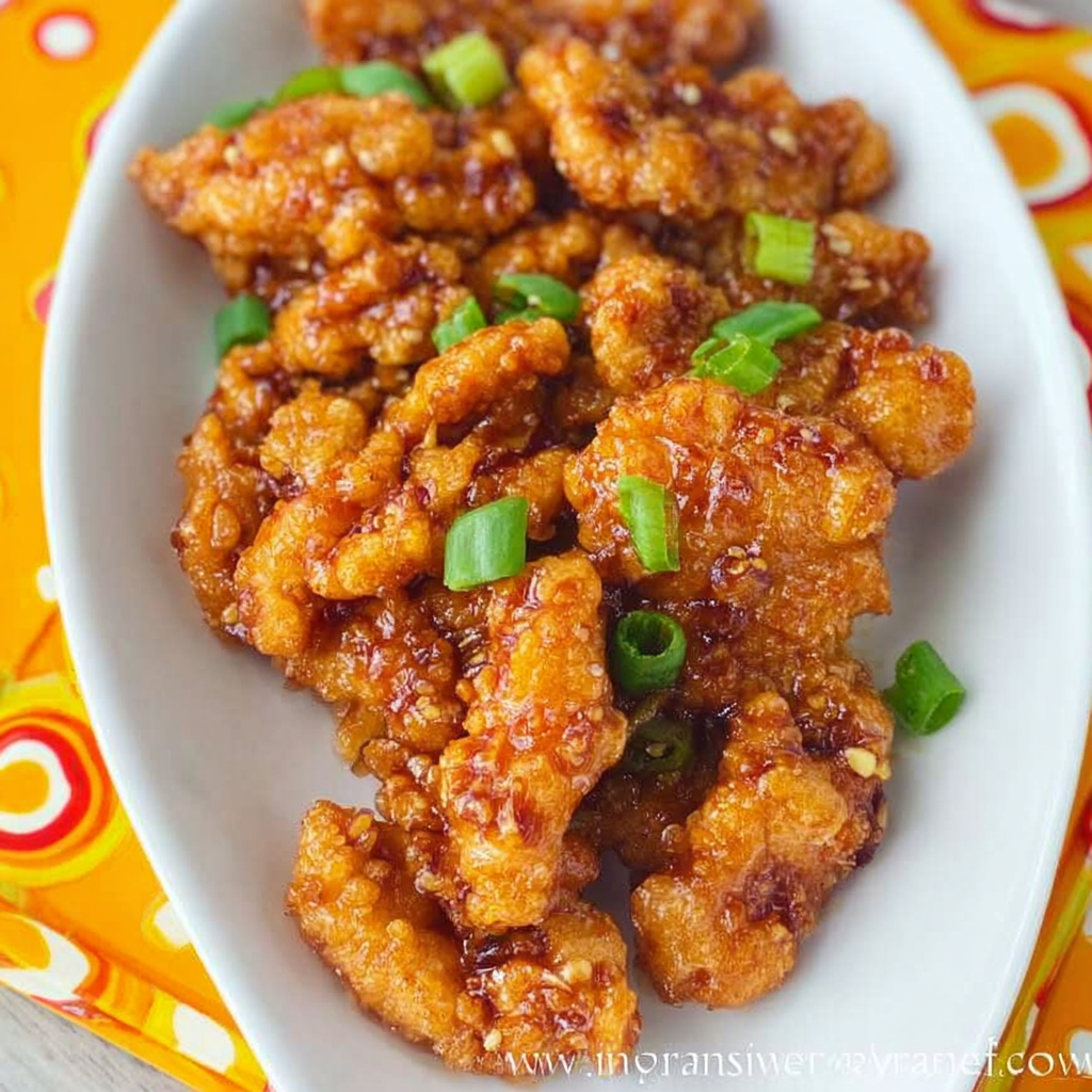 Orange Chicken Recipe Made Easy & Bold 2 Orange chicken recipe served with rice and green onions