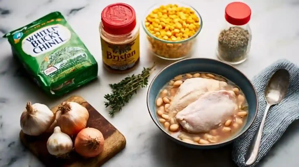 ingredients for white chicken chili crockpot